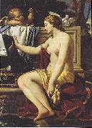 Simon  Vouet Toilette of Venus oil painting artist